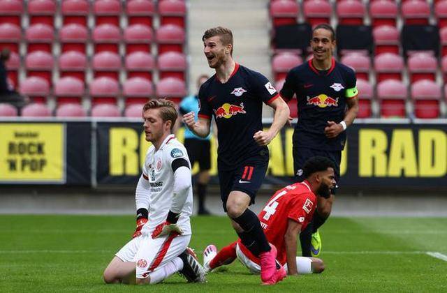  莱比锡RB火力全开，德甲单场五球横扫对手